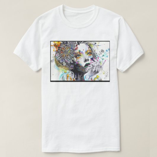 Kunstdesign mit kreativem Vorsprung T-Shirt (Design vorne)
