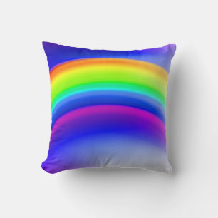 Kunstdesign Regenbogen farbenfroh abstrakt Kissen