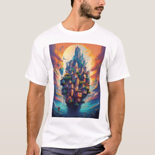 Kunstdesign T-Shirt (Vorderseite)