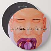 Kunstdesigner Button The Little Things (Vorne & Hinten)