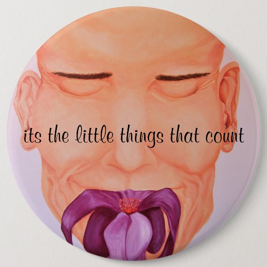 Kunstdesigner Button The Little Things (Vorderseite)