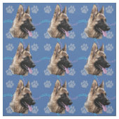 Kunstdeutsches Schäferportrait Stoff (Muster)
