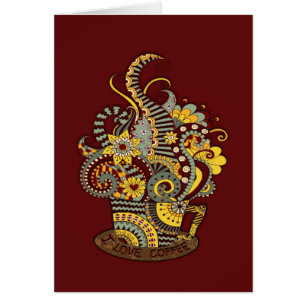 Kunstdoodle-zeichnend Kunst