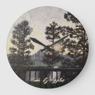 Kunstdruck auf Wanduhr "A Light Glisten"