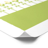 Kunstdruck für Traktoren und Illustrationen in lan Poster (Ecke)