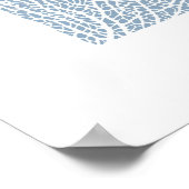 Kunstdruck mit Ost- und Korallen Poster (Ecke)