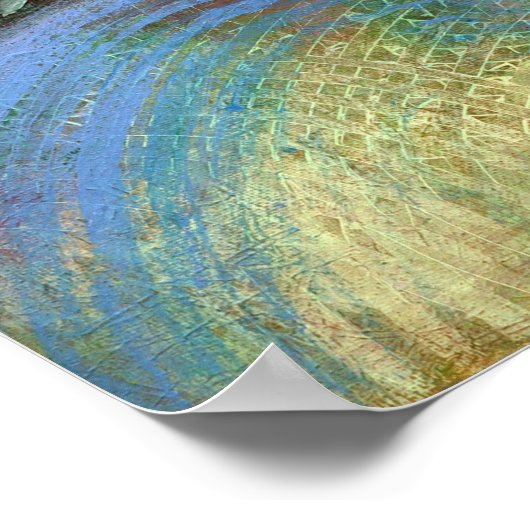 Kunstdrucke Abstrakter Malerei Poster (Ecke)