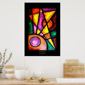 Kunstdrucke, Comet Chaser, Akryllisch Poster (Küche)