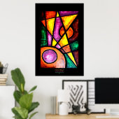 Kunstdrucke, Comet Chaser, Akryllisch Poster (Heimbüro)