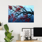 Kunstdrucke der Kirschblütenblüte in japanischen B Poster (Heimbüro)