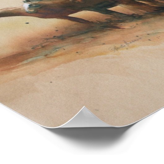 Kunstdrucke "Vertraute Gesichter" Poster (Ecke)