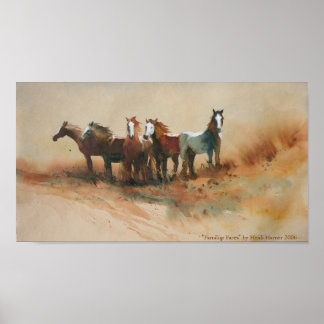 Kunstdrucke "Vertraute Gesichter" Poster