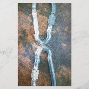 Kunstdrucke von verbundenen Carabiners Briefpapier
