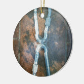 Kunstdrucke von verbundenen Carabiners Keramikornament (Links)