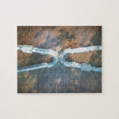 Kunstdrucke von verbundenen Carabiners Puzzle (Horizontal)