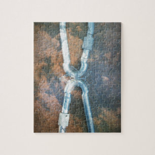 Kunstdrucke von verbundenen Carabiners Puzzle
