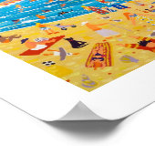 Kunstdruckerei: Eskimo Kinder auf dem Berg St. Mic Poster (Ecke)