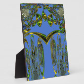 Kunstdruckerei mit Golden Abstract Design Fotoplatte (Seite)