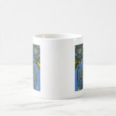 Kunstdruckerei mit Golden Abstract Design Kaffeetasse (Mittel)