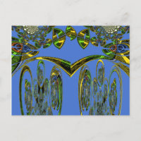 Kunstdruckerei mit Golden Abstract Design