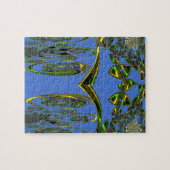 Kunstdruckerei mit Golden Abstract Design Puzzle (Horizontal)