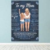 Kunstdruckerei mit Mutter-Tochter-Anleihe - Linsen Leinwanddruck (Insitu (Holzboden))