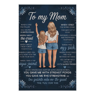 Kunstdruckerei mit Mutter-Tochter-Anleihe - Linsen Poster