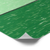 Kunstdruckerei, Niedlicher Vogel und Baum Poster (Ecke)