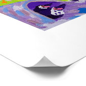 Kunstdruckerei: Peckerbinguine Poster (Ecke)