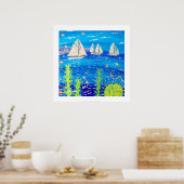 Kunstdruckerei: Tuiga, Monaco Classic Week Poster (Küche)