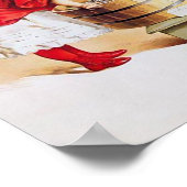 Kunstdruckerei von Maud Humphrey A Busy Day Poster (Ecke)