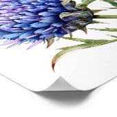 Kunstdruckerei, Wildblumen Poster (Ecke)