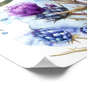 Kunstdruckerei, Wildblumen Poster (Ecke)