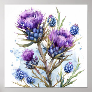 Kunstdruckerei, Wildblumen Poster