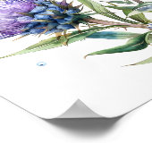 Kunstdruckerei, Wildblumen Poster (Ecke)