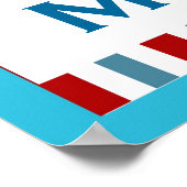 Kunstdruckkunst Personalisierter Name Poster (Ecke)