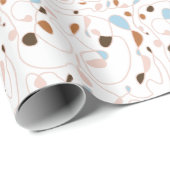 Kunstdruckpapier für eine Linie Geschenkpapier (Rolleneckpunkt)