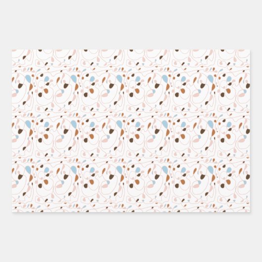 Kunstdruckpapier für eine Linie Geschenkpapier Set (Vorderseite)