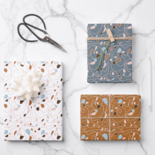 Kunstdruckpapier für eine Linie Geschenkpapier Set