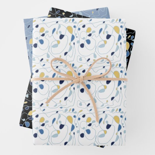 Kunstdruckpapier für eine Linie Geschenkpapier Set (Beispiel)