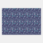 Kunstdruckpapier für eine Linie Geschenkpapier Set (Vorderseite 3)