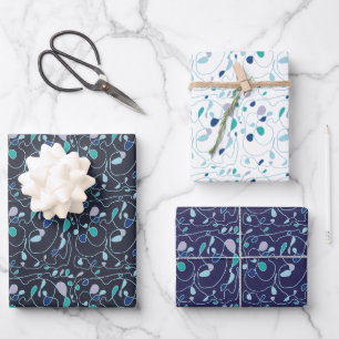 Kunstdruckpapier für eine Linie Geschenkpapier Set