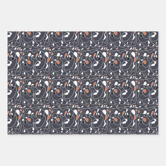 Kunstdruckpapier für eine Linie Geschenkpapier Set (Vorderseite 2)