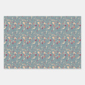 Kunstdruckpapier für eine Linie Geschenkpapier Set (Vorderseite 3)