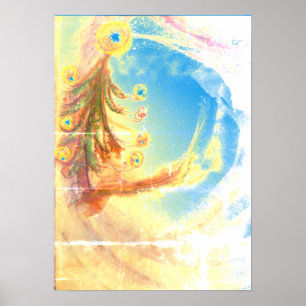 Kunstdruckplakat des Friedensmagisches Poster