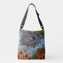 Kunstdrucktasche "Imaginiert als Van Gogh"