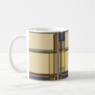 Künste u. Handwerks-Fall-geometrisches Muster Kaffeetasse