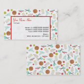 Künste u. Handwerks-themenorientierte Visitenkarte (Vorne/Hinten)