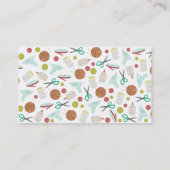 Künste u. Handwerks-themenorientierte Visitenkarte (Rückseite)