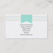 Künste u. Handwerks-Visitenkarte Visitenkarte (Rückseite)